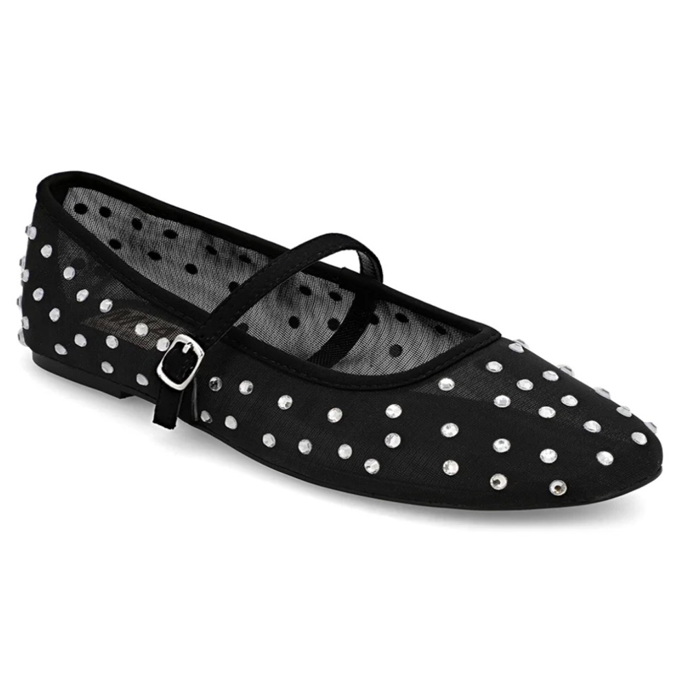 NWT MIA KERRA BLACK FLAT